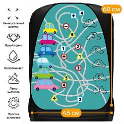Накидка на сиденье автомобильное Cartage Бродилка машинки, ПВХ, 60х45 см, европодвес, Накидка на сиденье автомобильное Cartage Бродилка машинки, ПВХ, 60х45 см, европодвес 7519533