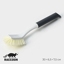 Щётка для мытья посуды Raccoon Breeze, удобная ручка, 30x6,5x8,5 см, ворс 2,5 см, Щётка для мытья посуды Raccoon Breeze, удобная ручка, 30x6,5x8,5 см, ворс 2,5 см 10069641