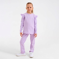 Комплект детский (джемпер, брюки) MINAKU: Casual Collection цвет сирень, рост 104, Комплект детский (джемпер, брюки) MINAKU: Casual Collection цвет сирень, рост 104 7601178
