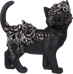 Фигурки и статуэтки кошек, статуэтка кошка 19х8х19 см коллекция flower fantasy 146-1429