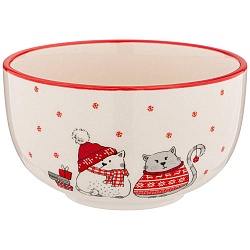 Новогодние салатники, салатник коллекция christmas gift 12.5x12.5x7 см 230-418