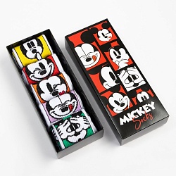 Набор носков Mickey Mouse, Микки Маус, 5 пар, 25-27 см, Набор носков Mickey Mouse, Микки Маус, 5 пар, 25-27 см 6896732