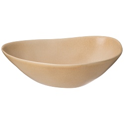 Тарелки, тарелка суповая 22,4 см коллекция triangle collection цвет:кофе с молоком 191-219