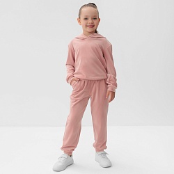 Костюм детский (толстовка, брюки) KAFTAN Basic line размер 34 (122-128см), розовый, Костюм детский (толстовка, брюки) KAFTAN Basic line размер 34 (122-128см), розовый 7462830
