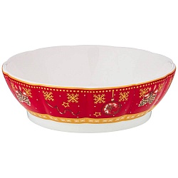 Новогодние креманки, розетки и наборы для варенья, розетка christmas collection , диаметр 12,5 см, высота 3,5 см 85-1623