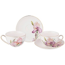 Чайные наборы на 1, 2, 4, 6 персон, чайный набор lefard irises на 2 пер. 4 пр. 280 мл 590-334