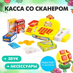 Касса со сканером, весами и аксессуарами «Продуктовая лавка», Касса со сканером, весами и аксессуарами «Продуктовая лавка» 1626473