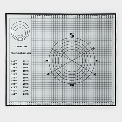 Армированный коврик для выпечки с разметкой KONFINETTA, силикон, 60x50 см, цвет чёрный, Армированный коврик для выпечки с разметкой KONFINETTA, силикон, 60x50 см, цвет чёрный 3120642