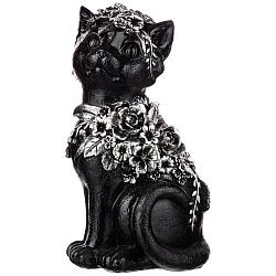 Фигурки и статуэтки кошек, статуэтка кошка 12,5х11,5х22,5 см коллекция flower fantasy 146-1626