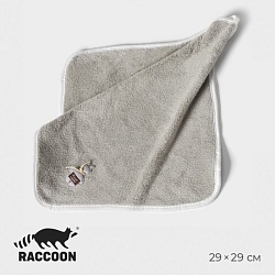 Салфетка для уборки Raccoon «Animals», микрофибра, 29x29 см, Салфетка для уборки Raccoon «Animals», микрофибра, 29x29 см 9608768