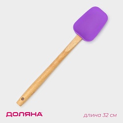 Лопатка Доляна «Бамбук», 32 см, цвет МИКС, Лопатка Доляна «Бамбук», 32 см, цвет МИКС 3629873