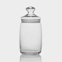 Банка для сыпучих продуктов стеклянная Cesni, 1,1 л, Банка для сыпучих продуктов стеклянная Cesni, 1,1 л 1591972