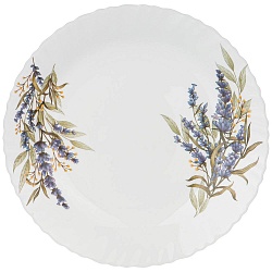 Тарелки, тарелка обеденная agness lavender field 25см 598-054