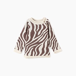 Джемпер вязаный Крошка Я Zebra рост 80-86 см, молочный, Джемпер вязаный Крошка Я Zebra рост 80-86 см, молочный 10331562
