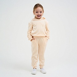 Костюм детский (толстовка, брюки) KAFTAN Basic line р.34 (122-128), молочный, Костюм детский (толстовка, брюки) KAFTAN Basic line р.34 (122-128), молочный 7462822