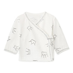 Распашонка Bloom Baby Короны, р. 68 см, молочный, Распашонка Bloom Baby Короны, р. 68 см, молочный 9932386