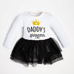 Боди с юбкой Крошка Я Daddy's princess рост 86-92 см, Боди с юбкой Крошка Я Daddy's princess рост 86-92 см 5238774