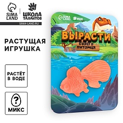 Детский опыт «Растущее животное. Золотая рыбка», МИКС, Детский опыт «Растущее животное. Золотая рыбка», МИКС 1167448