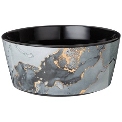 Салатники для сервировки, салатник lefard moon art 18х8 см 1200 мл черный 42-401