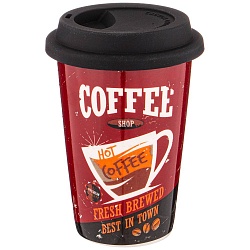 Кружки, кружка lefard coffemania с крышкой 400мл 776-050