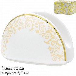 Салфетница 12х7,5 см DAMASK Фарфор, Салфетница 12х7,5 см DAMASK Фарфор 205-134