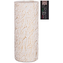 Вазы, ваза cilindro tailor gold white высота 30см диаметр 12 316-1706