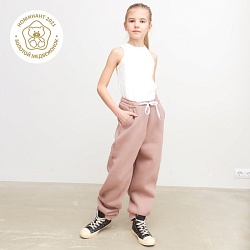 Брюки для девочки MINAKU: Basic Line KIDS, цвет тёмно-бежевый, рост 116, Брюки для девочки MINAKU: Basic Line KIDS, цвет тёмно-бежевый, рост 116 7454906