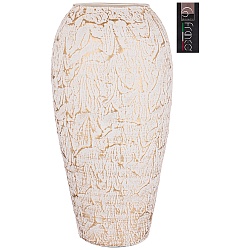 Вазы, ваза fidelis tailor gold white высота 37см 316-1708
