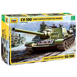 Сборная модель «Советский истребитель танков СУ-100» Звезда, 1/35, (3688), Сборная модель «Советский истребитель танков СУ-100» Звезда, 1/35, (3688) 3879653